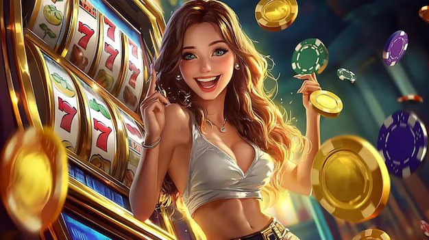 Dealer kasino live tersenyum menyambut pemain dalam suasana profesional dan ramah